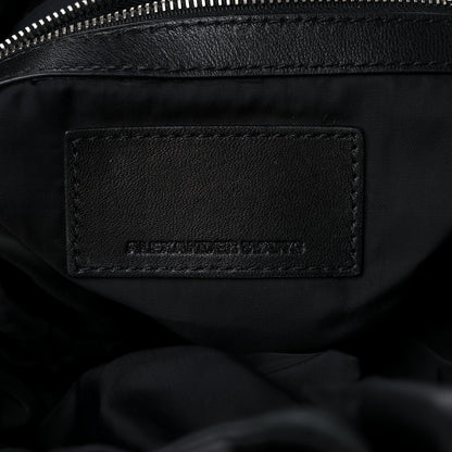 Alexander Wang Lambskin Marti Backpack Bag Washed Black Rhodium Hardware 6 of 15
