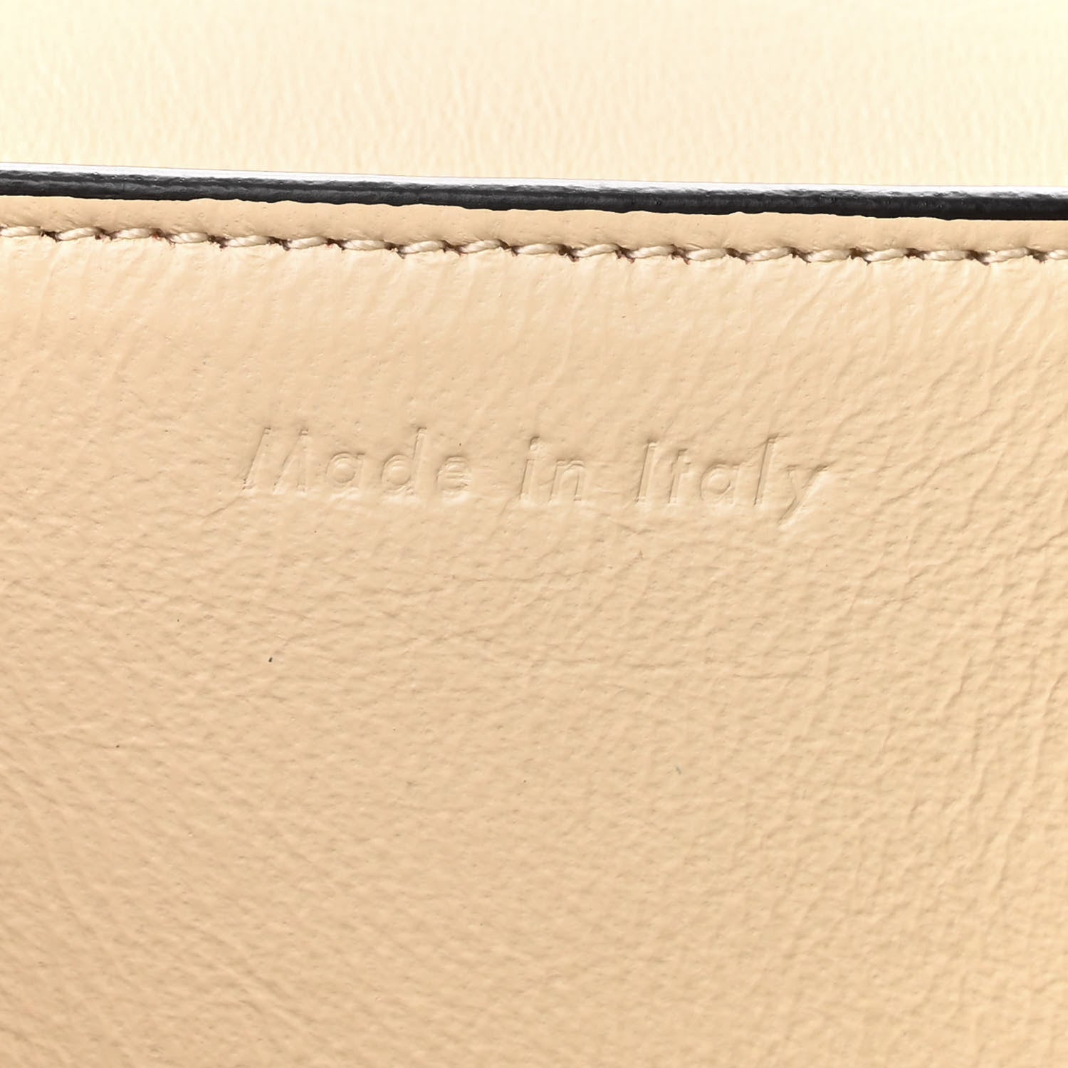 Celine Shiny Smooth Calfskin Medium Frame Shoulder Bag Chalk Mastic 7 of 10