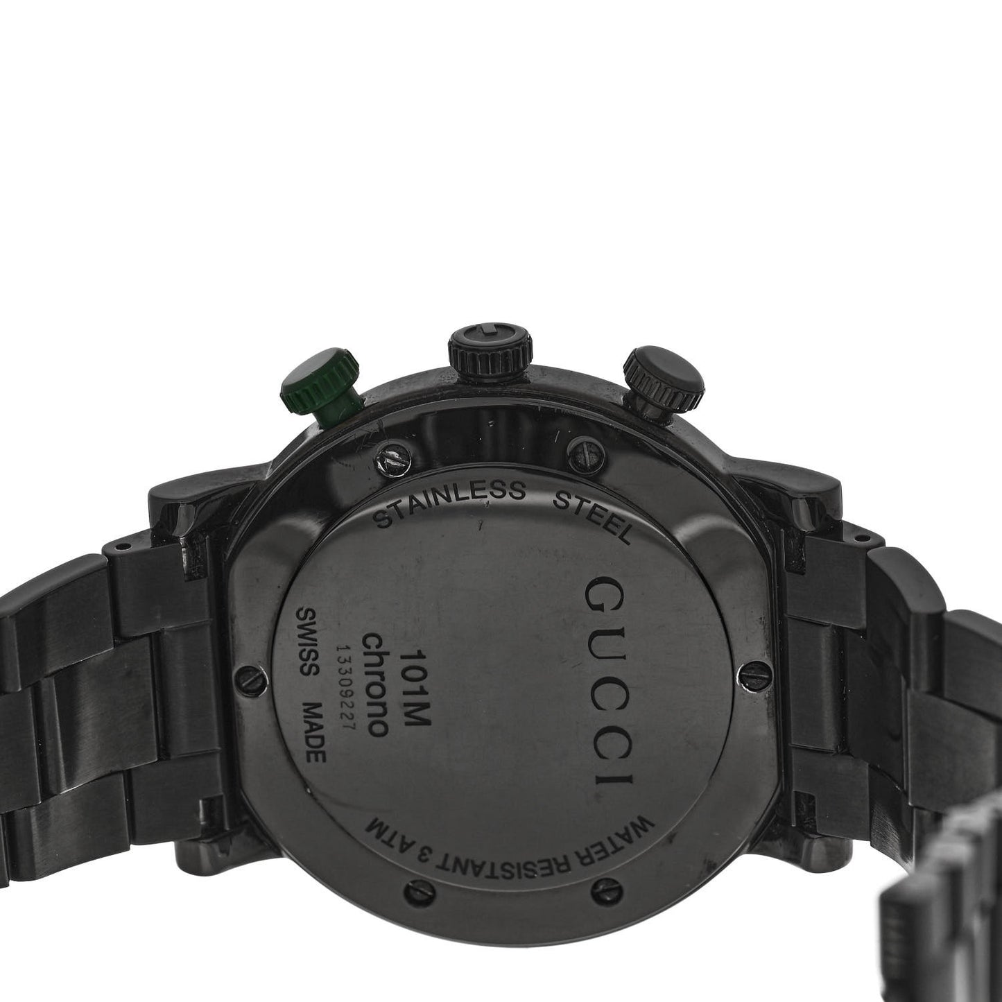 PVD Stainless Steel 44mm 101M G-Chrono Quartz Watch Black