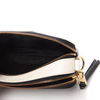 Marc Jacobs Saffiano Snapshot Camera Bag Black Grey 8 of 10