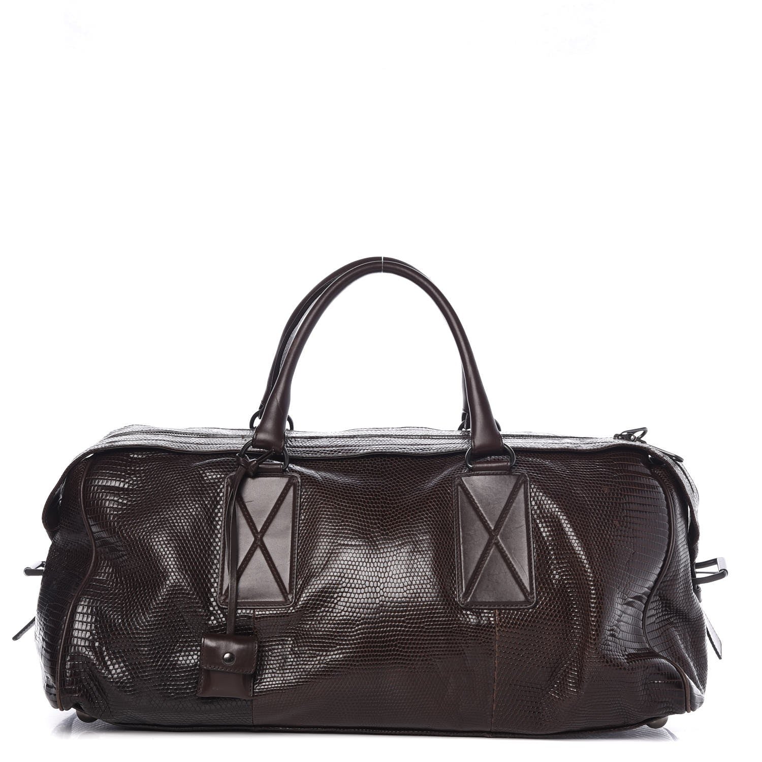 Bottega Veneta Lizard Weekender Ebano 1 of 13
