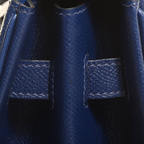 Epsom Birkin 35 Bleu Saphir
