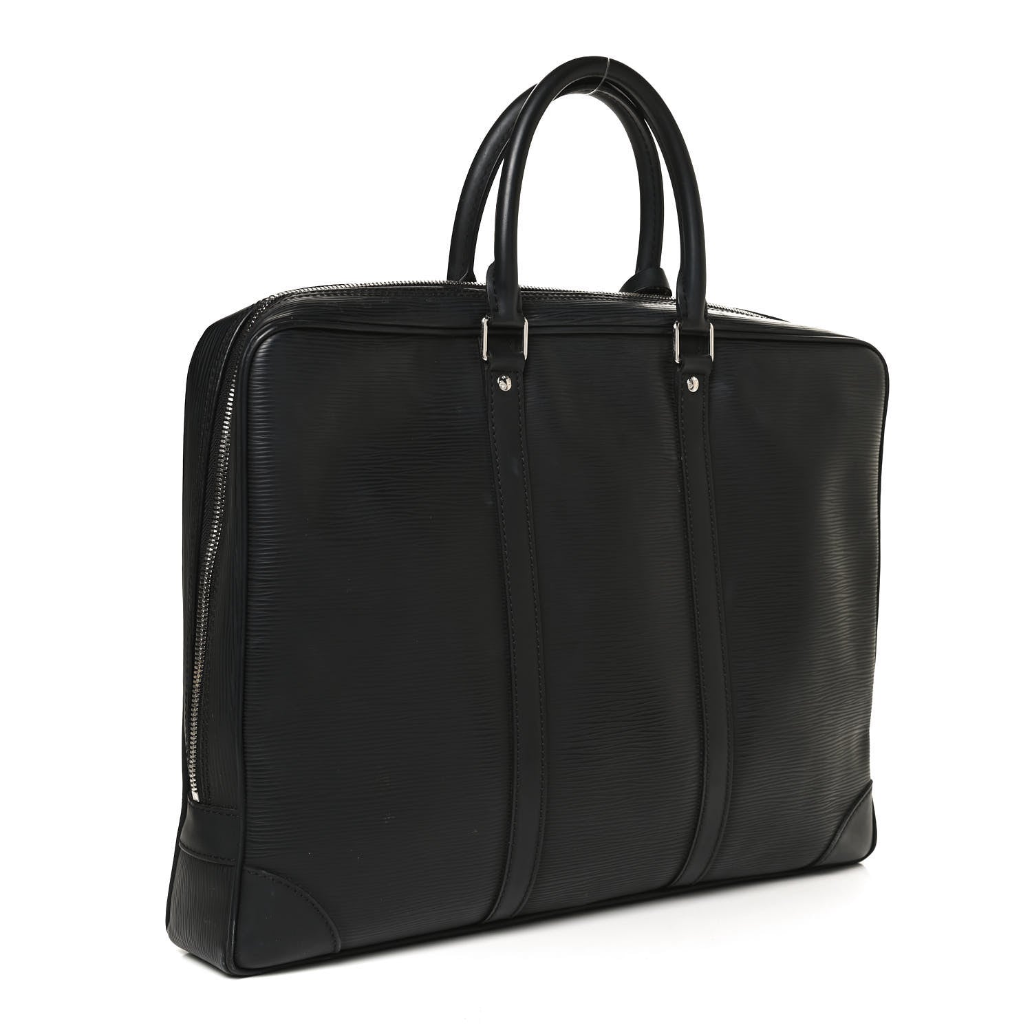 Louis Vuitton Epi Porte-Documents Voyage Briefcase Black 3 of 10