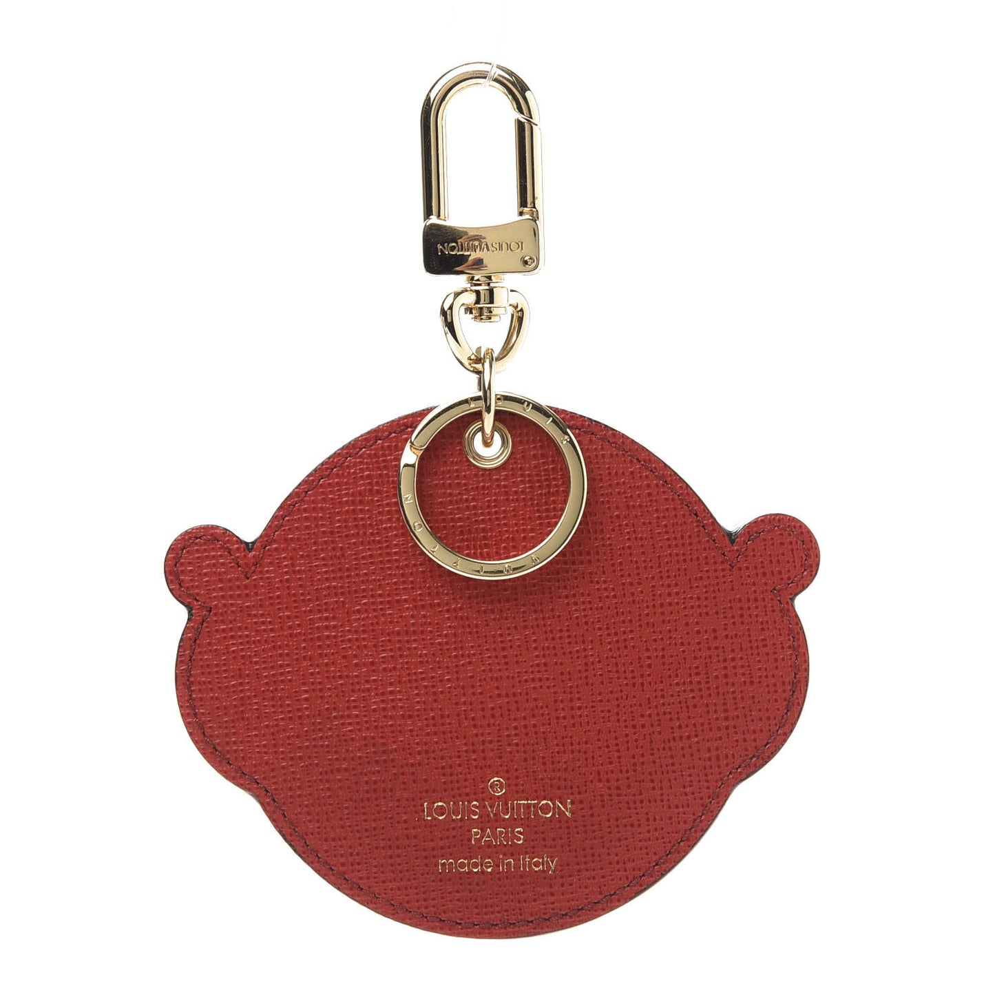 Monogram Animal Faces Bird Bag Charm