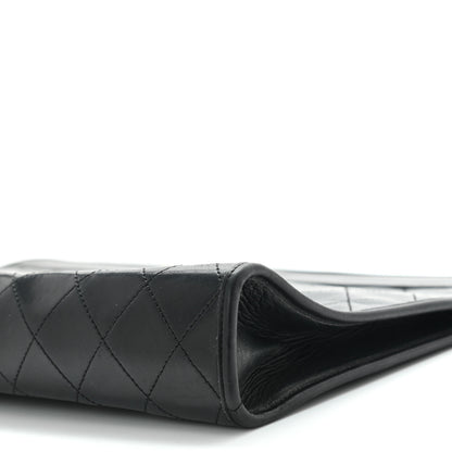 Chanel Lambskin Quilted CC Large Clutch Black 10 of 11