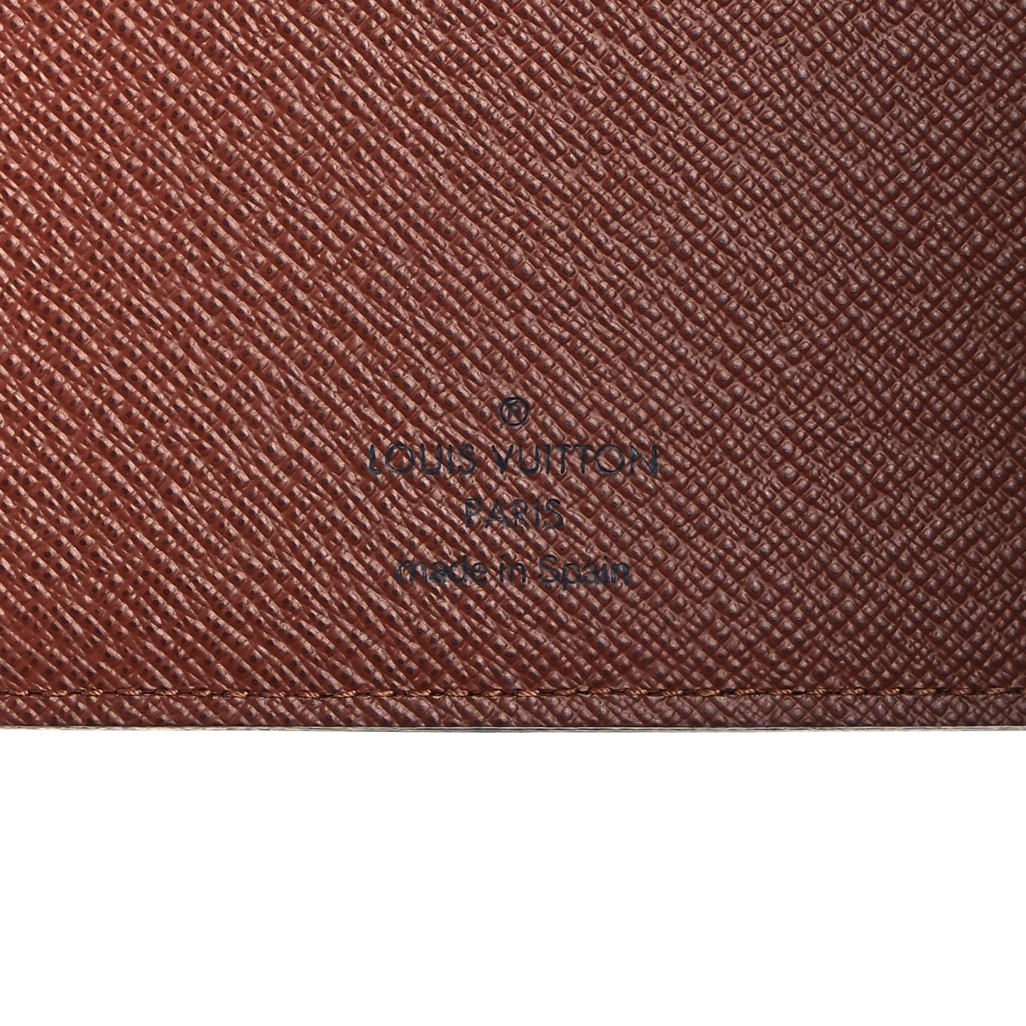 Monogram Desk Agenda Cover