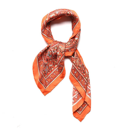Hermes Silk Chasse En Inde Scarf 90 3 of 6