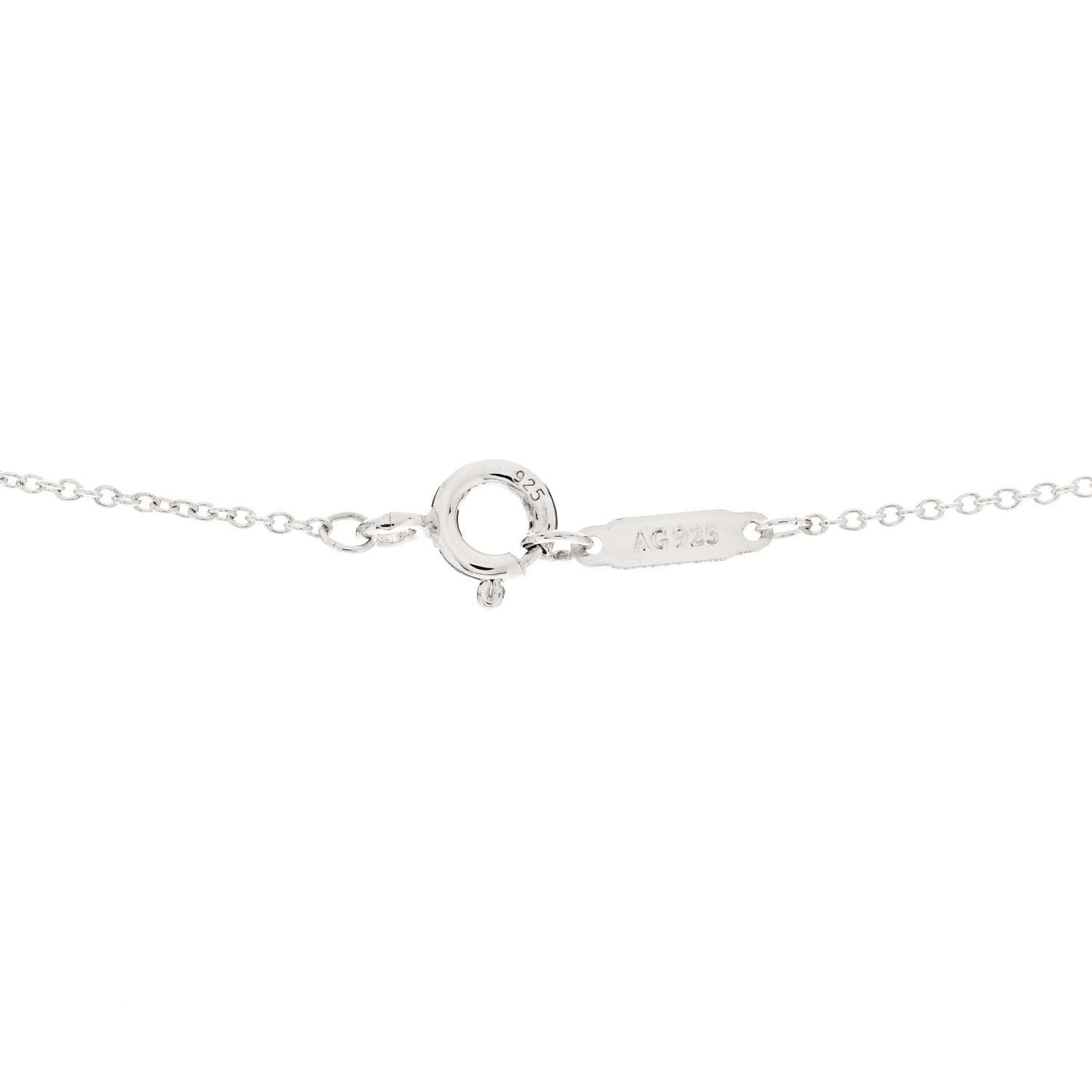 Sterling Silver 14mm Elsa Peretti Open Heart Pendant Necklace