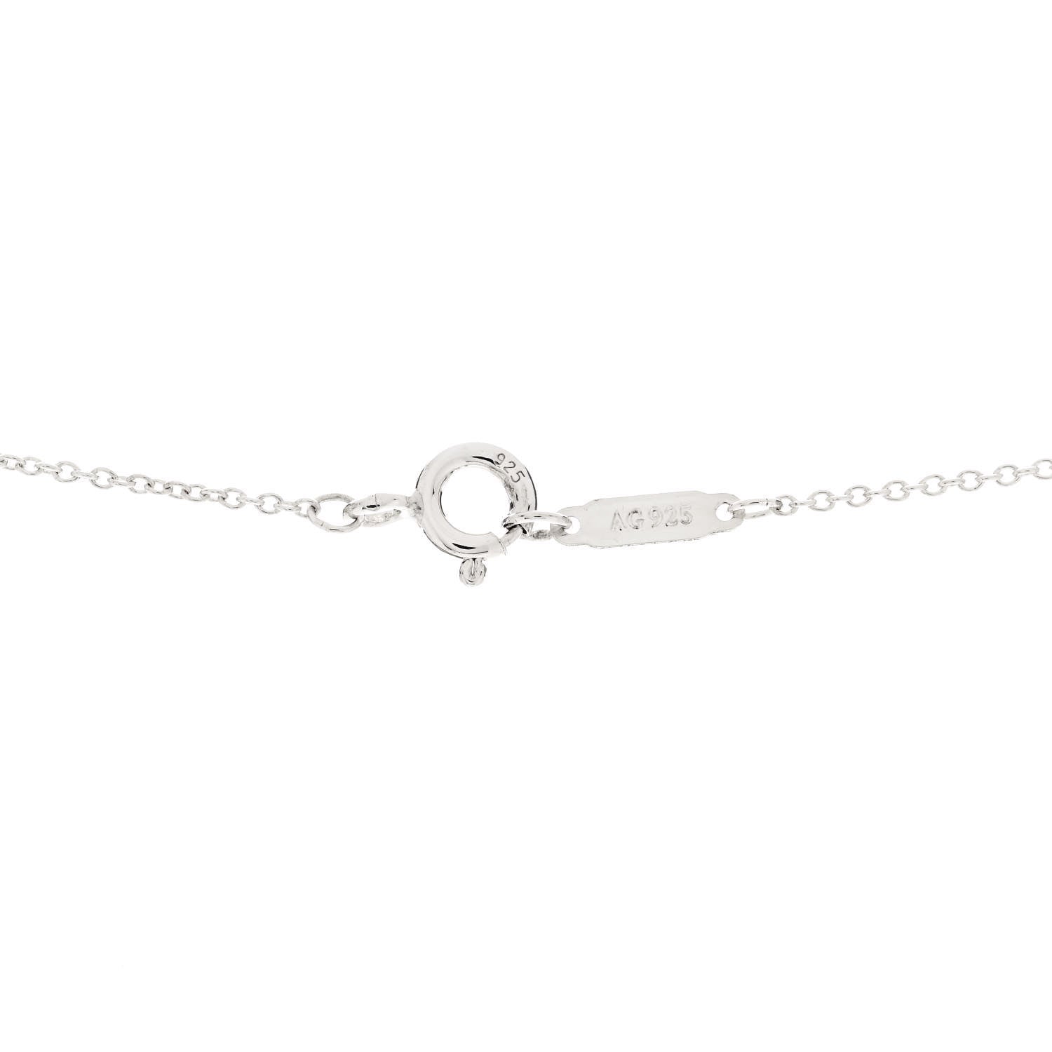 Tiffany Sterling Silver 14mm Elsa Peretti Open Heart Pendant Necklace 6 of 6