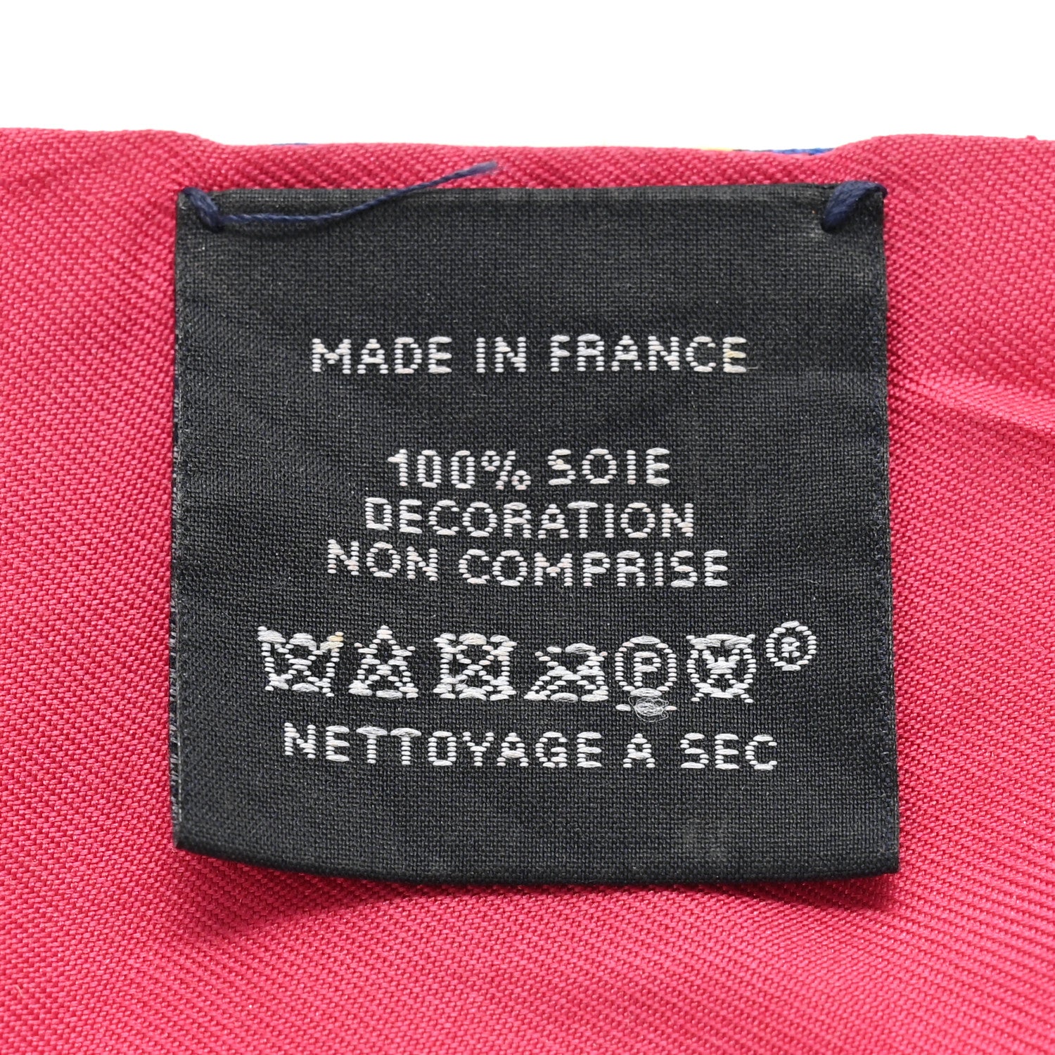 Hermes Silk Plumetis Upcycle Twilly Rose 3 of 3