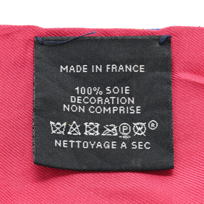 Hermes Silk Plumetis Upcycle Twilly Rose 3 of 3