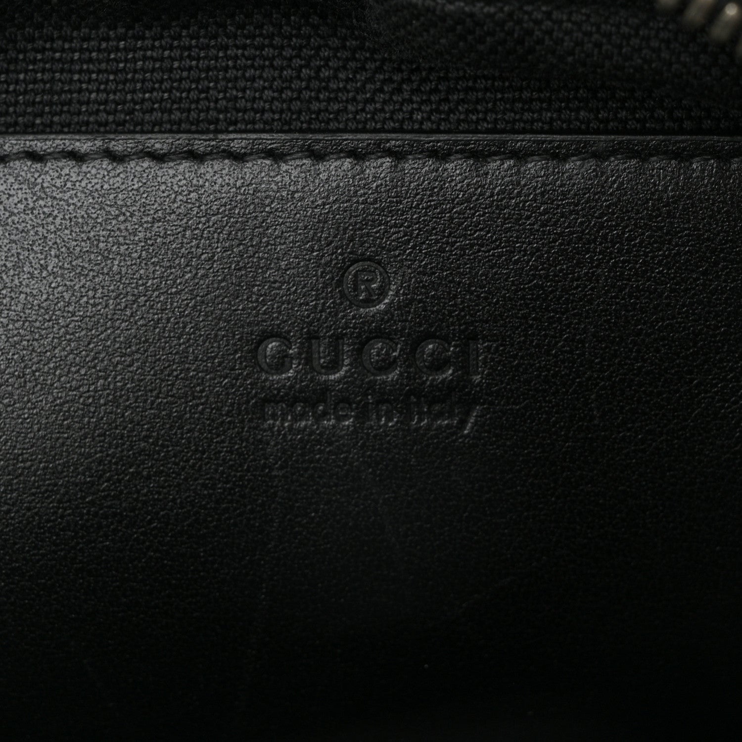 Gucci Calfskin Matelasse Monochrome Small GG Marmont Chain Shoulder Bag Black 6 of 11