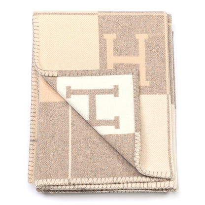 Hermes Wool Cashmere Avalon III Blanket Coco Camomille 4 of 6