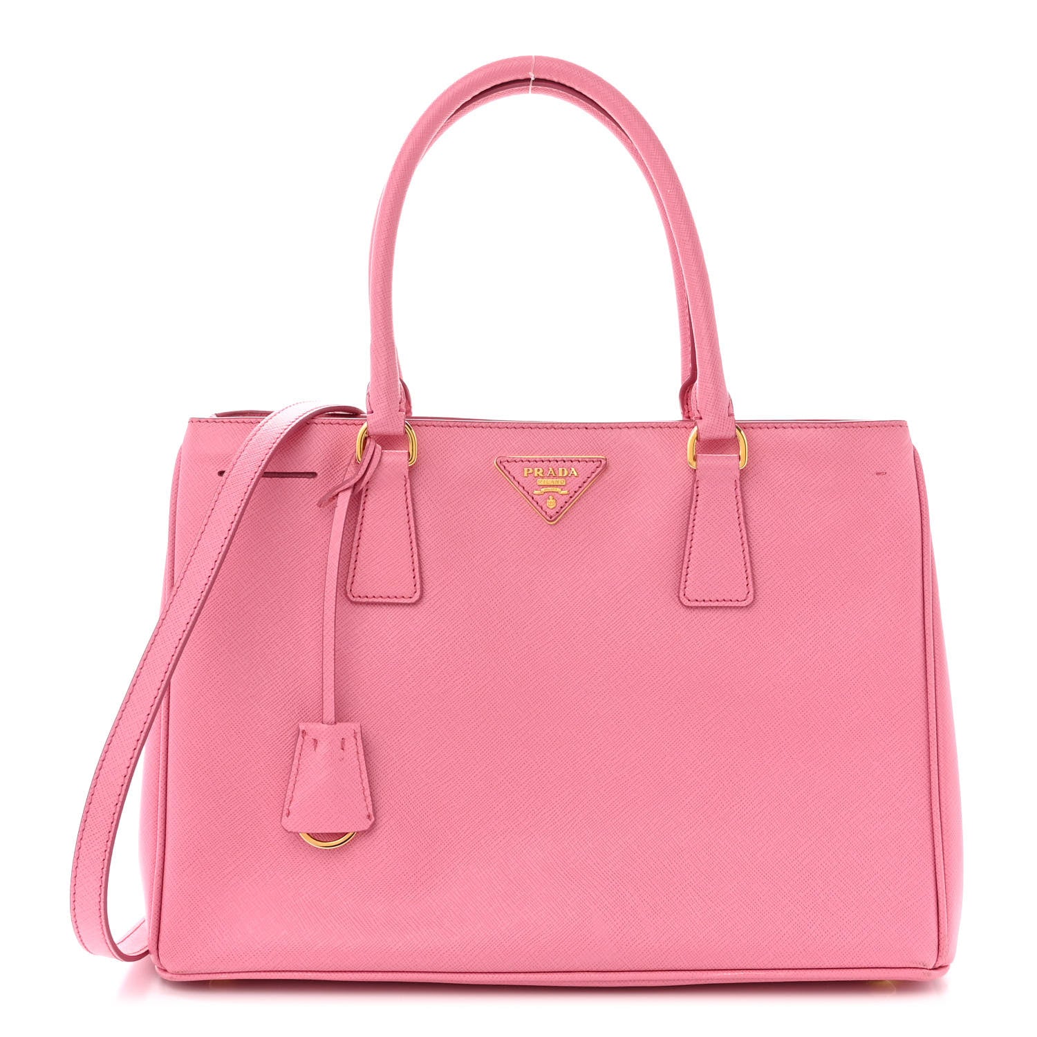 Prada Saffiano Lux Medium Tote Begonia 1 of 19