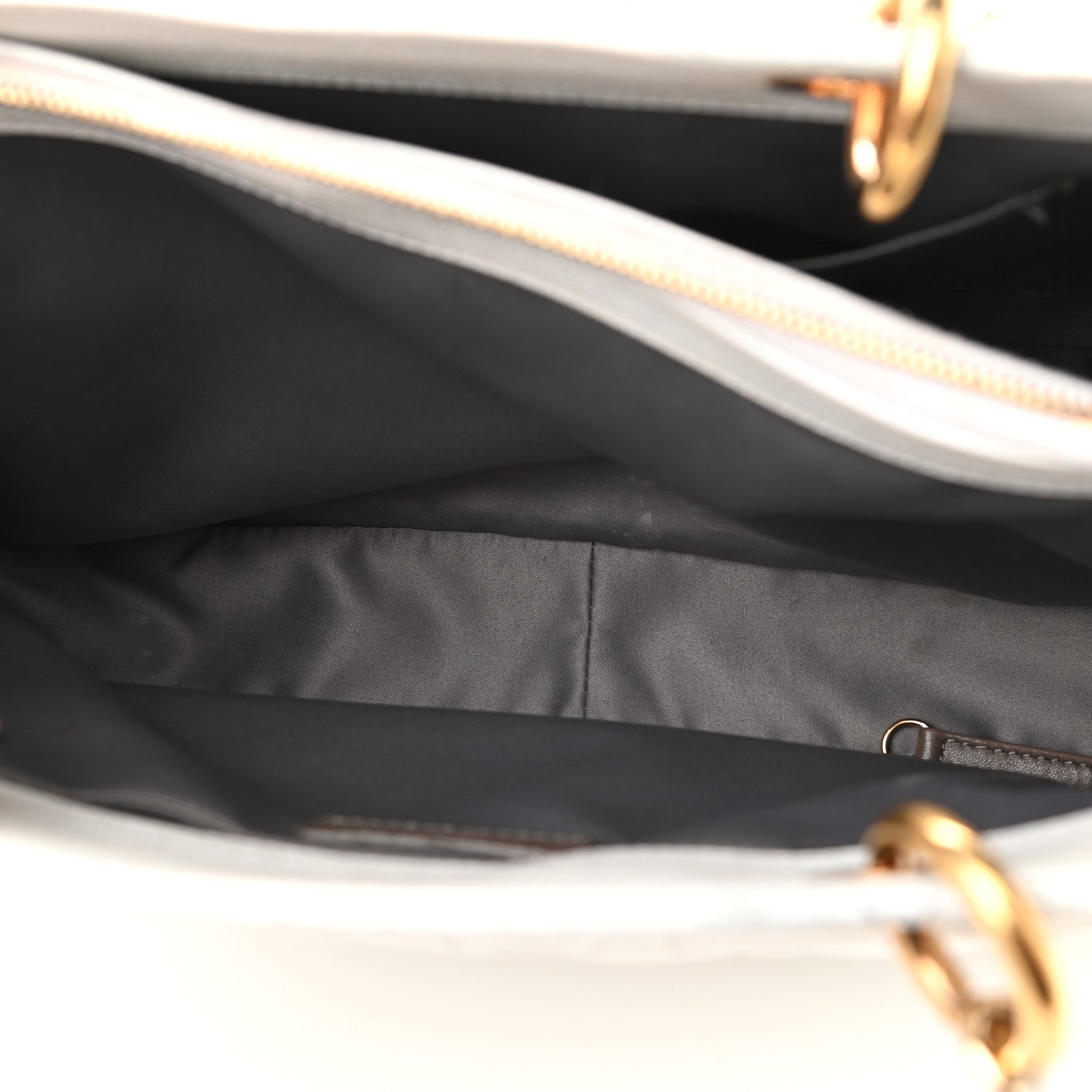 Chanel Caviar Quilted Grand Shopping Tote GST White 6 of 21