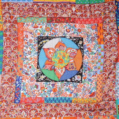 Hermes Cashmere Silk Pique Fleuri de Provence GM 140 Shawl 1 of 5
