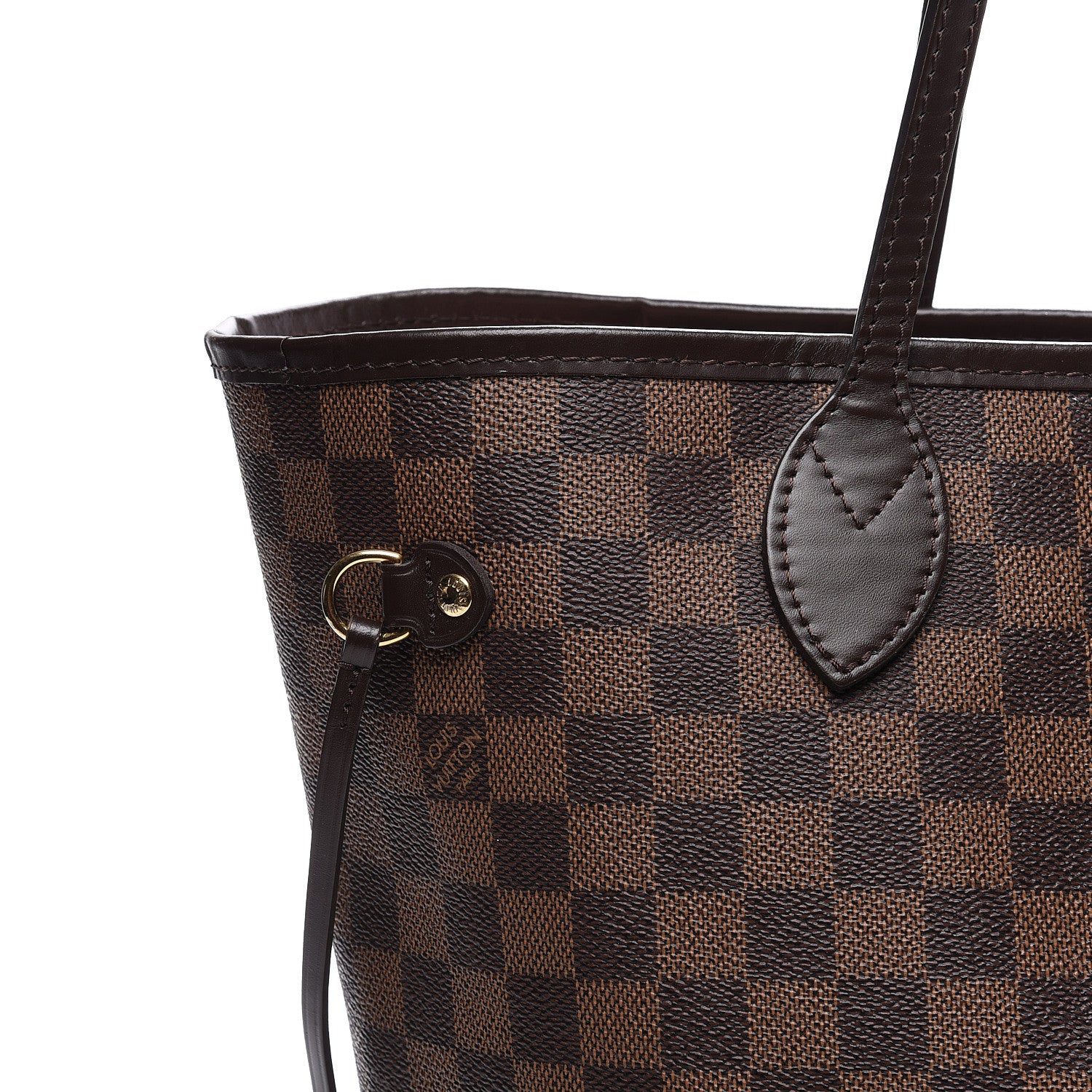 Louis Vuitton Damier Ebene Neo Neverfull MM Rose Ballerine 16 of 16