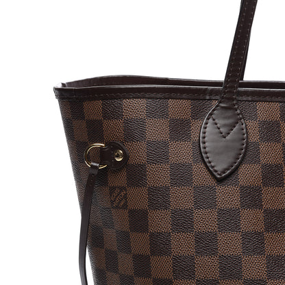 Louis Vuitton Damier Ebene Neo Neverfull MM Rose Ballerine 16 of 16