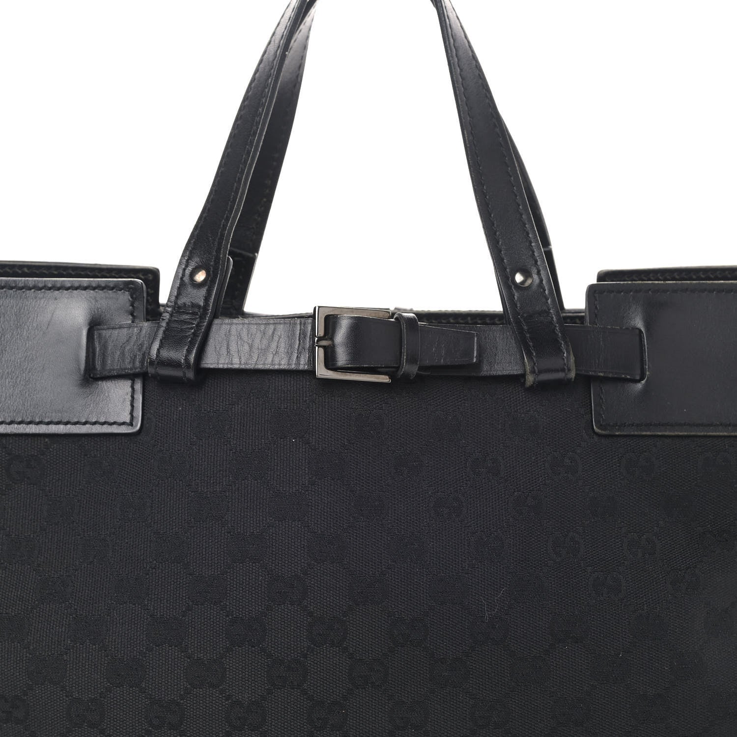 Gucci Monogram Large Tote Black 8 of 16