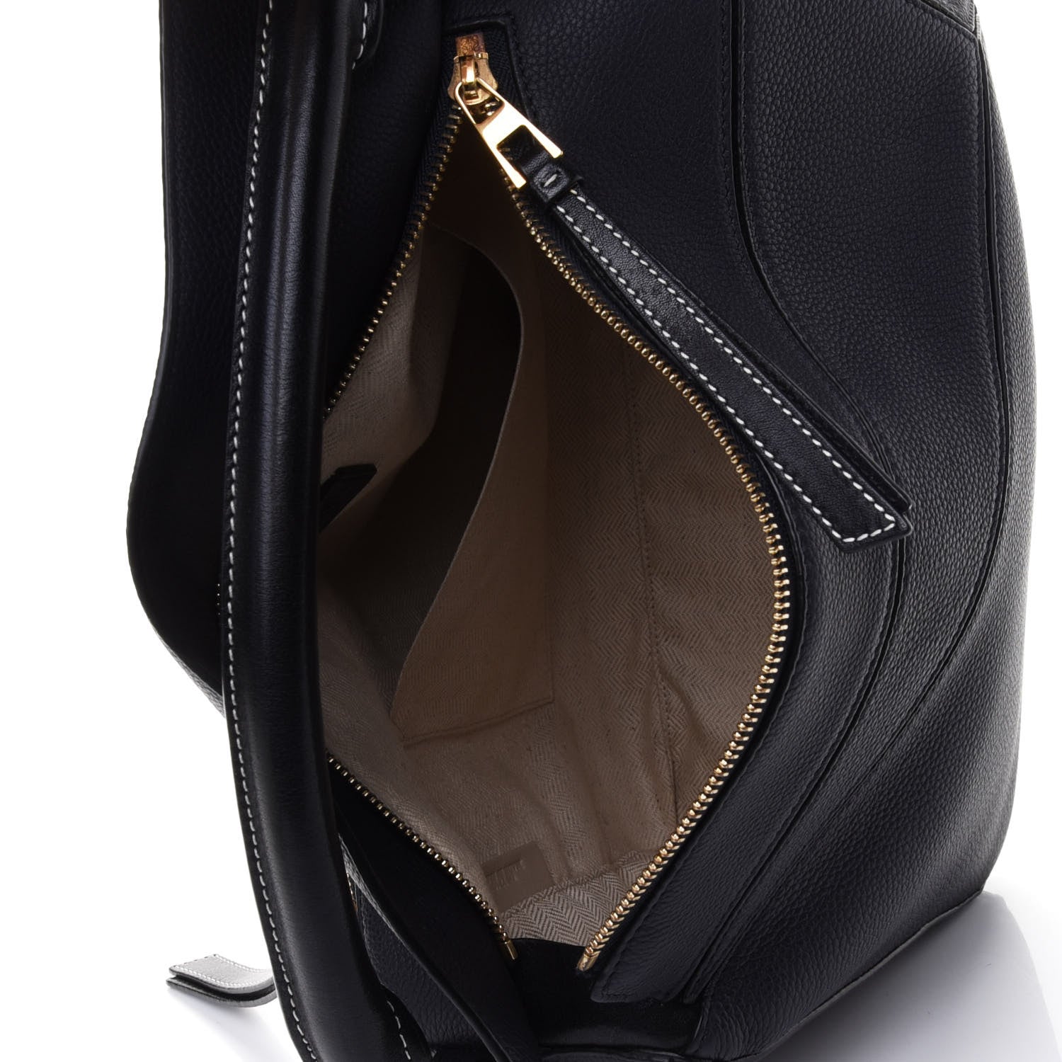 Loewe Calfskin Medium Puzzle Bag Midnight Blue Black 4 of 4