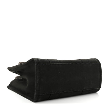 Marc Jacobs Cotton Canvas Small The Traveler Tote Bag Black 4 of 11
