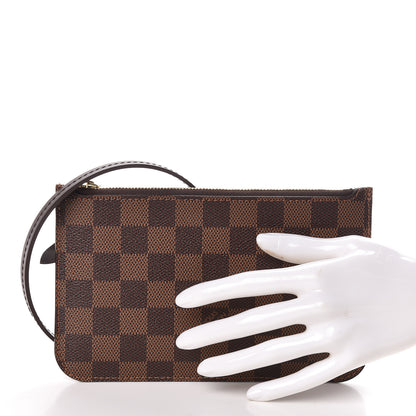 Louis Vuitton Damier Ebene Neverfull PM Pochette 2 of 7