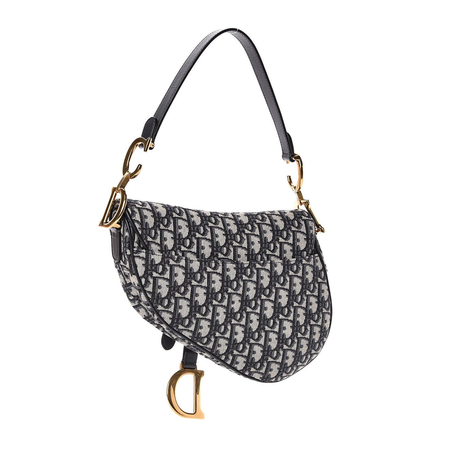 Oblique Saddle Bag Blue