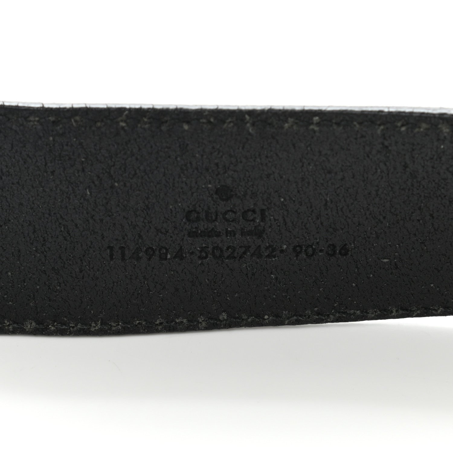 Gucci Calfskin Interlocking G 40mm Belt 90 36 Black 3 of 9