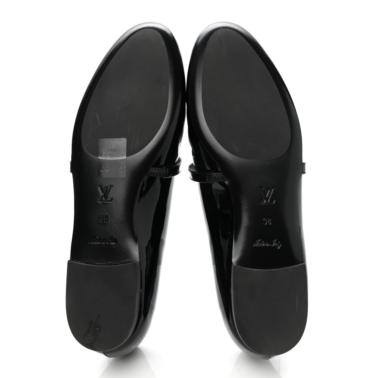 Louis Vuitton Patent Uniformes Ballet Flats 38 Black 5 of 9