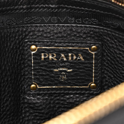 Prada Vitello Daino Tote Black 5 of 9