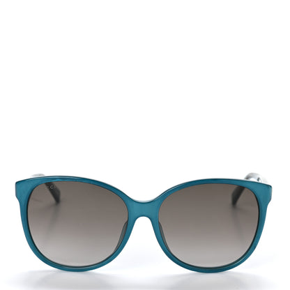 Gucci Round Frame Sunglasses GG3845/F/S Turquoise 2 of 8