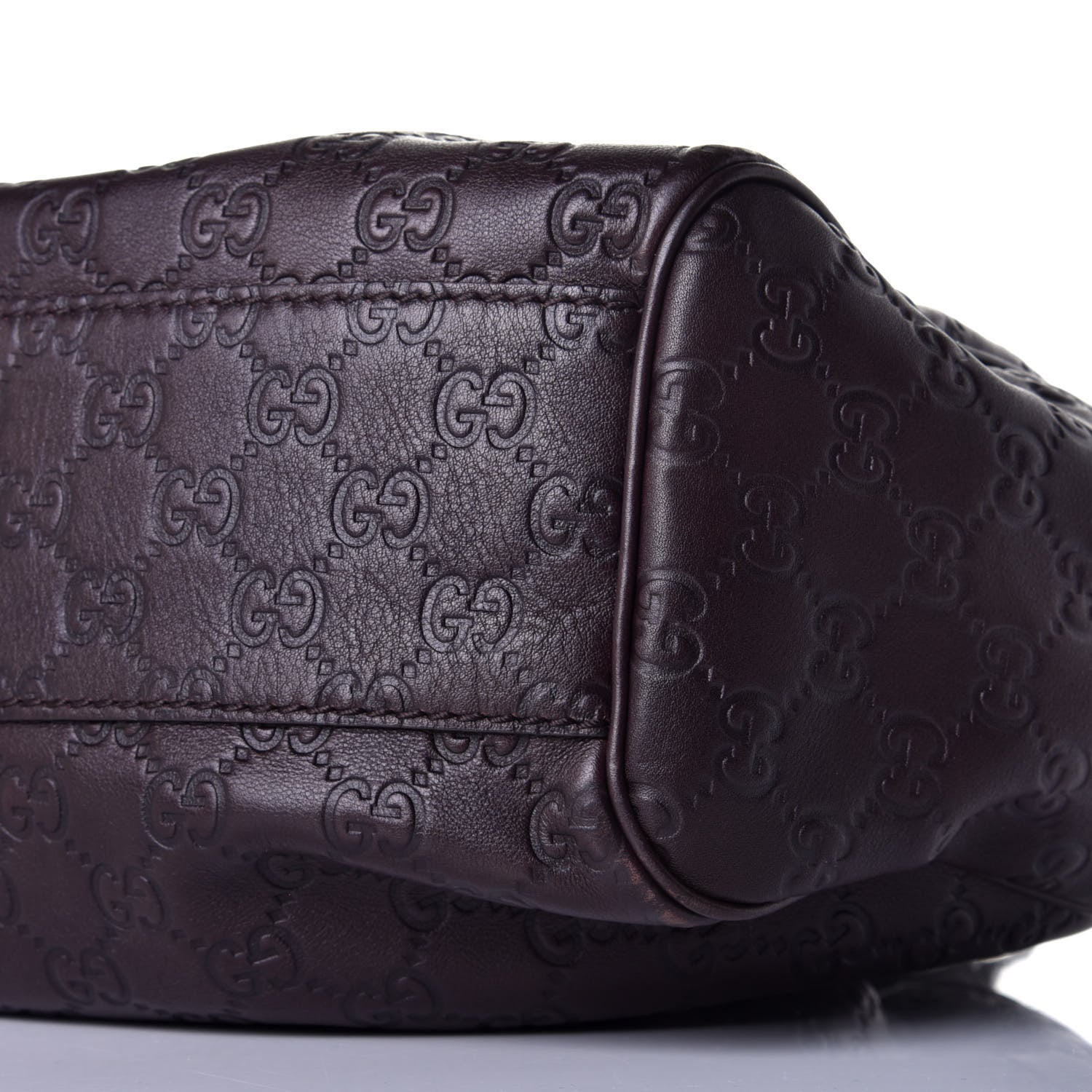 Gucci Guccissima Medium Sukey Tote Chocolate 9 of 9
