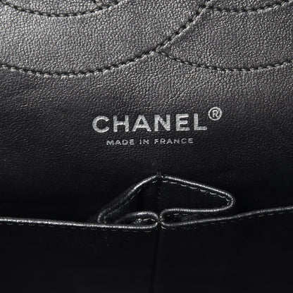 Chanel Metallic Aged Calfskin Quilted 2.55 Reissue 227 Flap Dark Silver 17 of 18