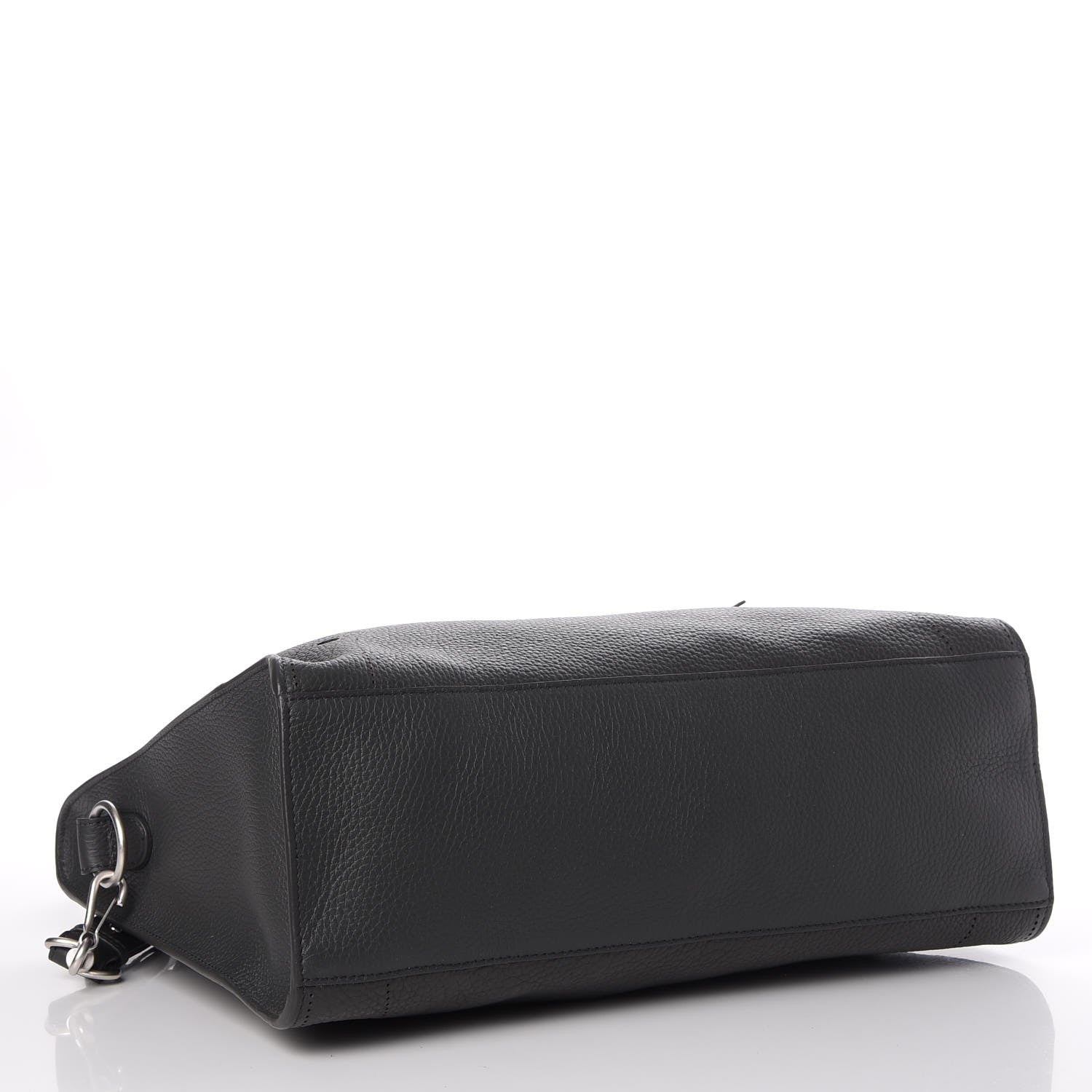Balenciaga Veau Grana Perforated Blackout Hardware City Gris Fossile 4 of 7