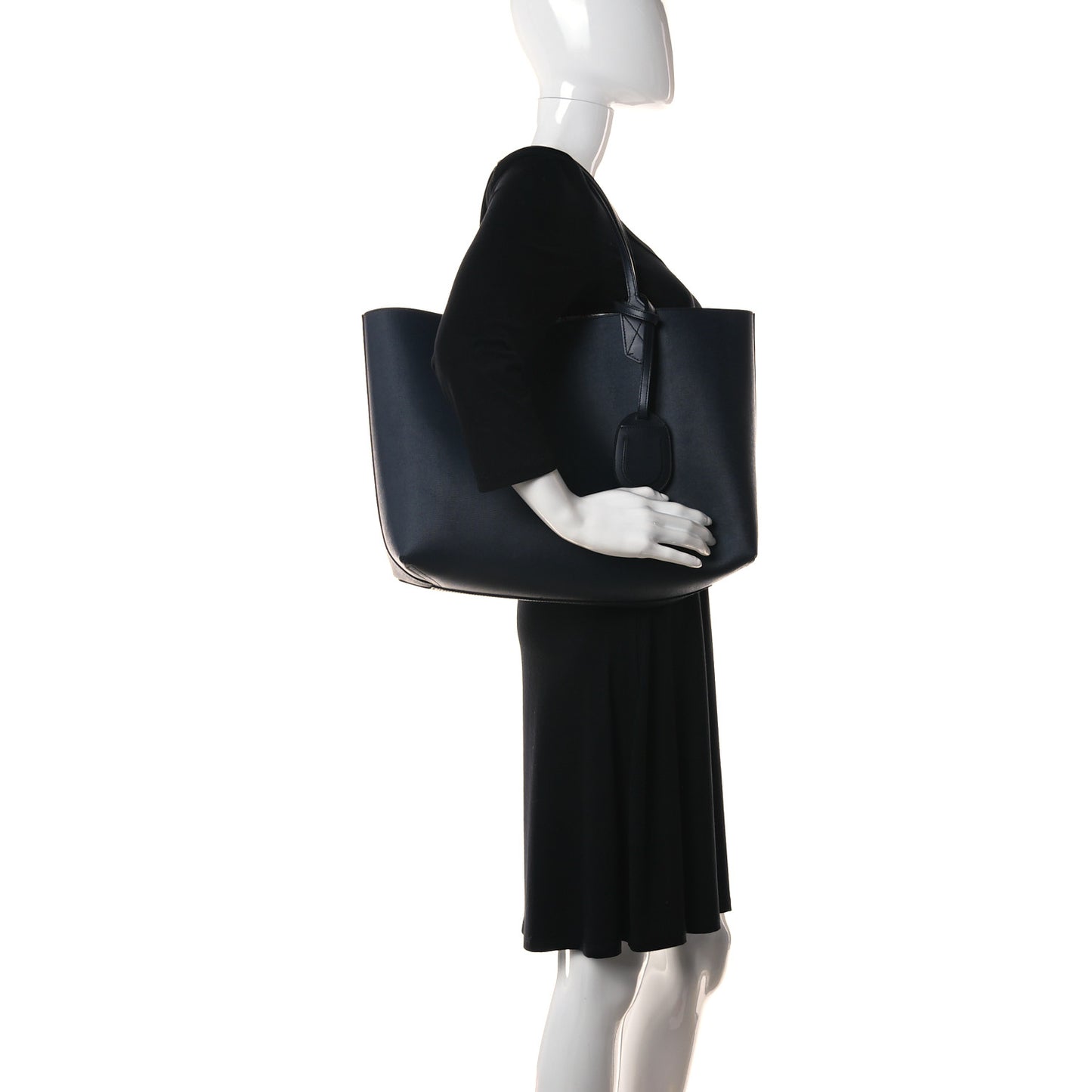 GG Supreme Monogram Blooms Medium Reversible Tote Beige Blue Navy