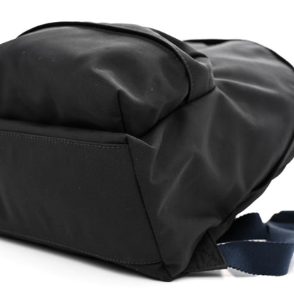 Balenciaga Sport Nylon Logo Embroidered S Wheel Backpack Black White 10 of 10