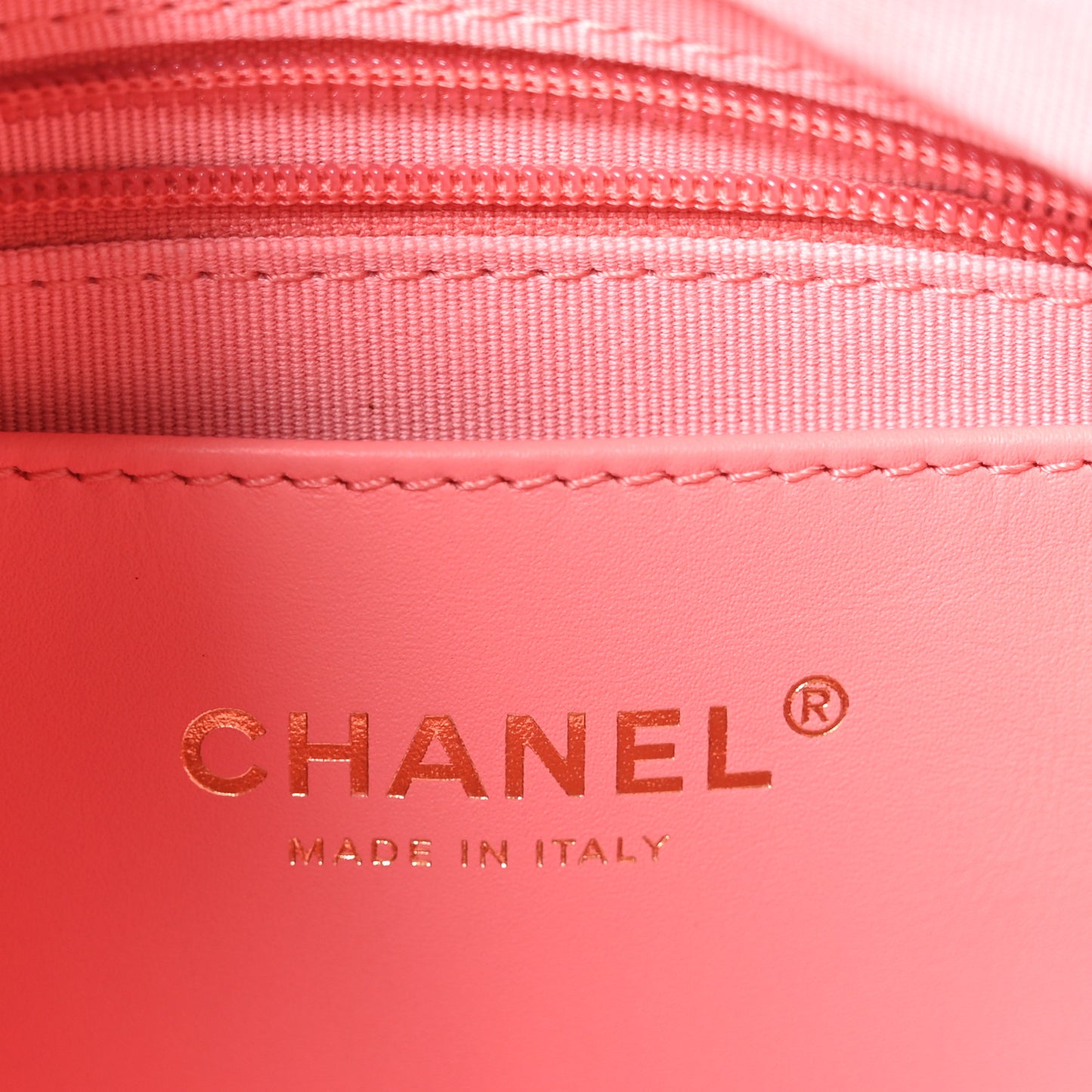 Shiny Lambskin Quilted Trendy Pockets Hobo Coral Pink