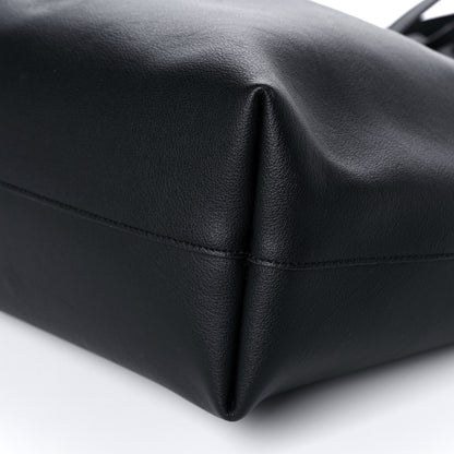 Saint Laurent Calfskin Large Shopping Tote Black 8 of 10