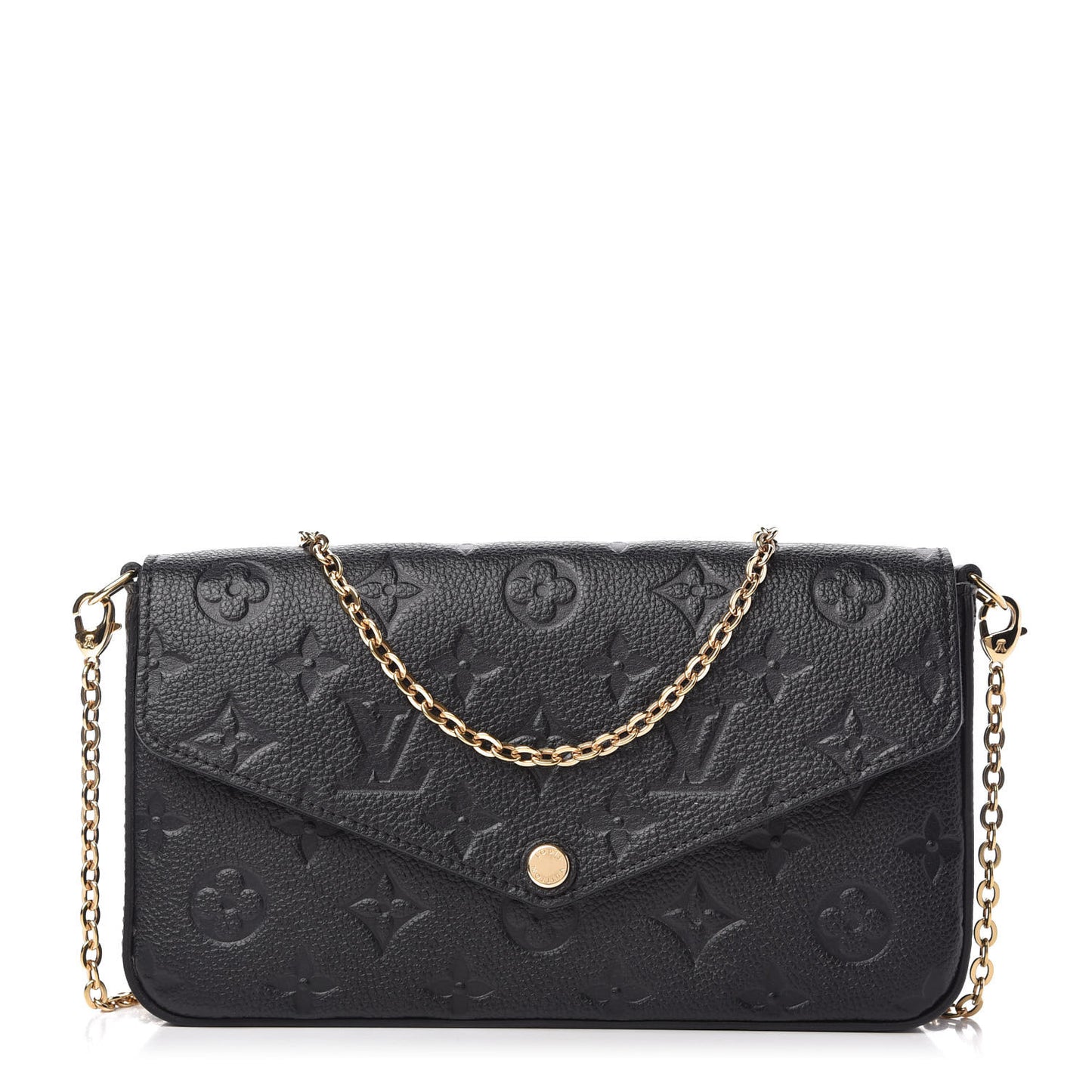 Empreinte Pochette Felicie Chain Wallet Black