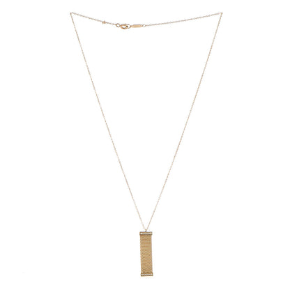 Tiffany 18K Yellow Gold Diamond Somerset Pendant Necklace 3 of 6