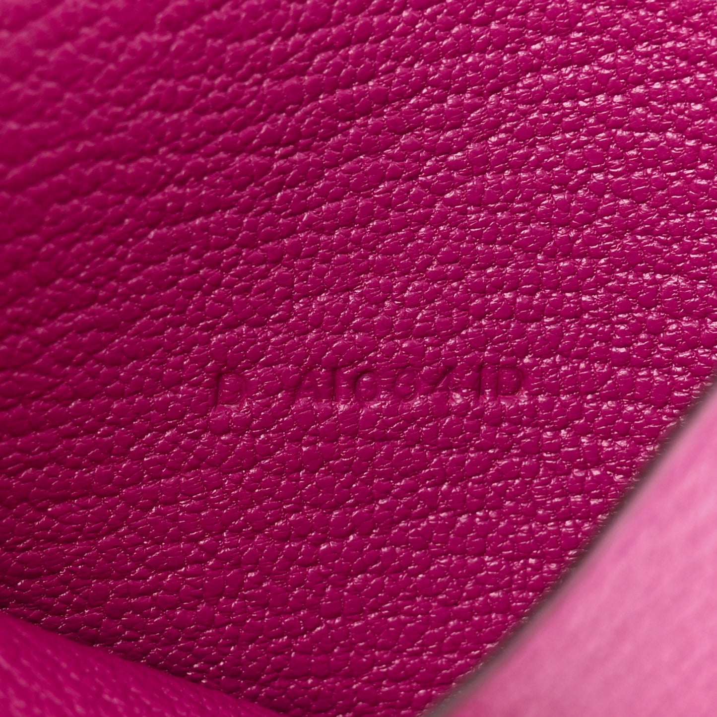 Chevre Mysore Mini Bearn Wallet Rose Pourpre