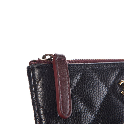 Chanel Caviar Quilted Small Cosmetic Case Black 8 of 9