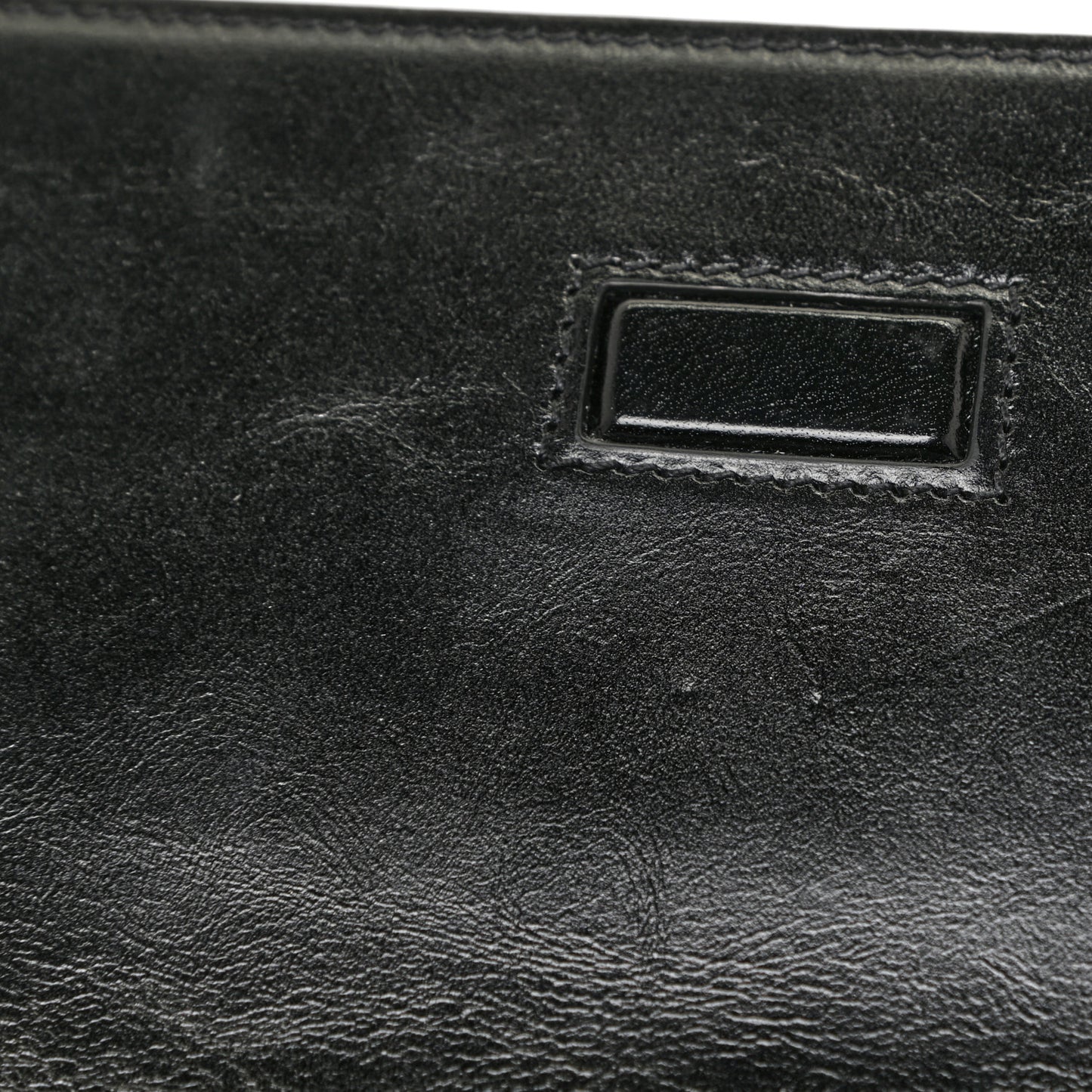 Calfskin Fetiche Long Clutch Black