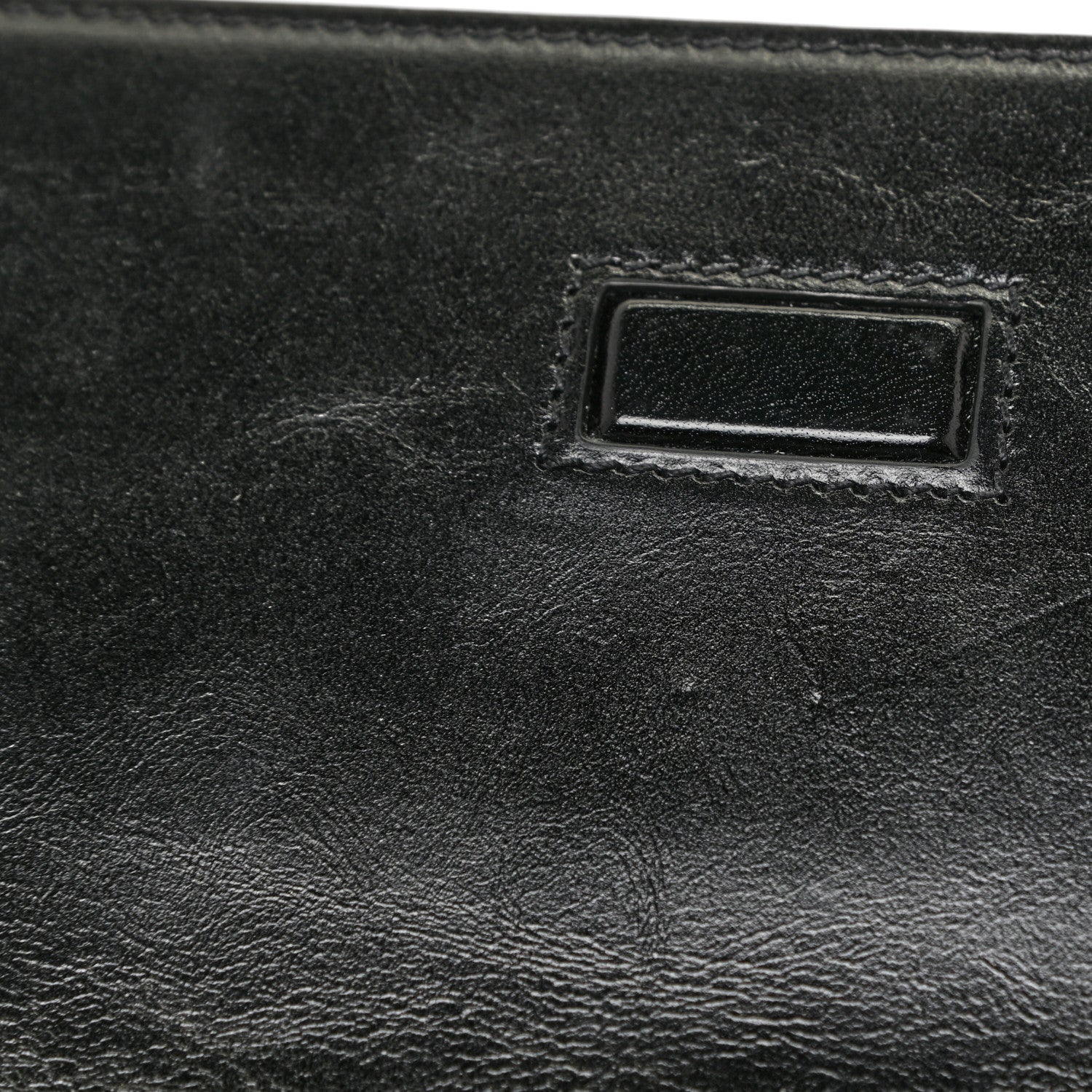Saint Laurent Calfskin Fetiche Long Clutch Black 17 of 20