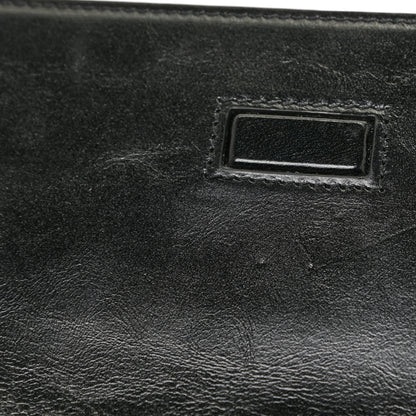 Saint Laurent Calfskin Fetiche Long Clutch Black 17 of 20
