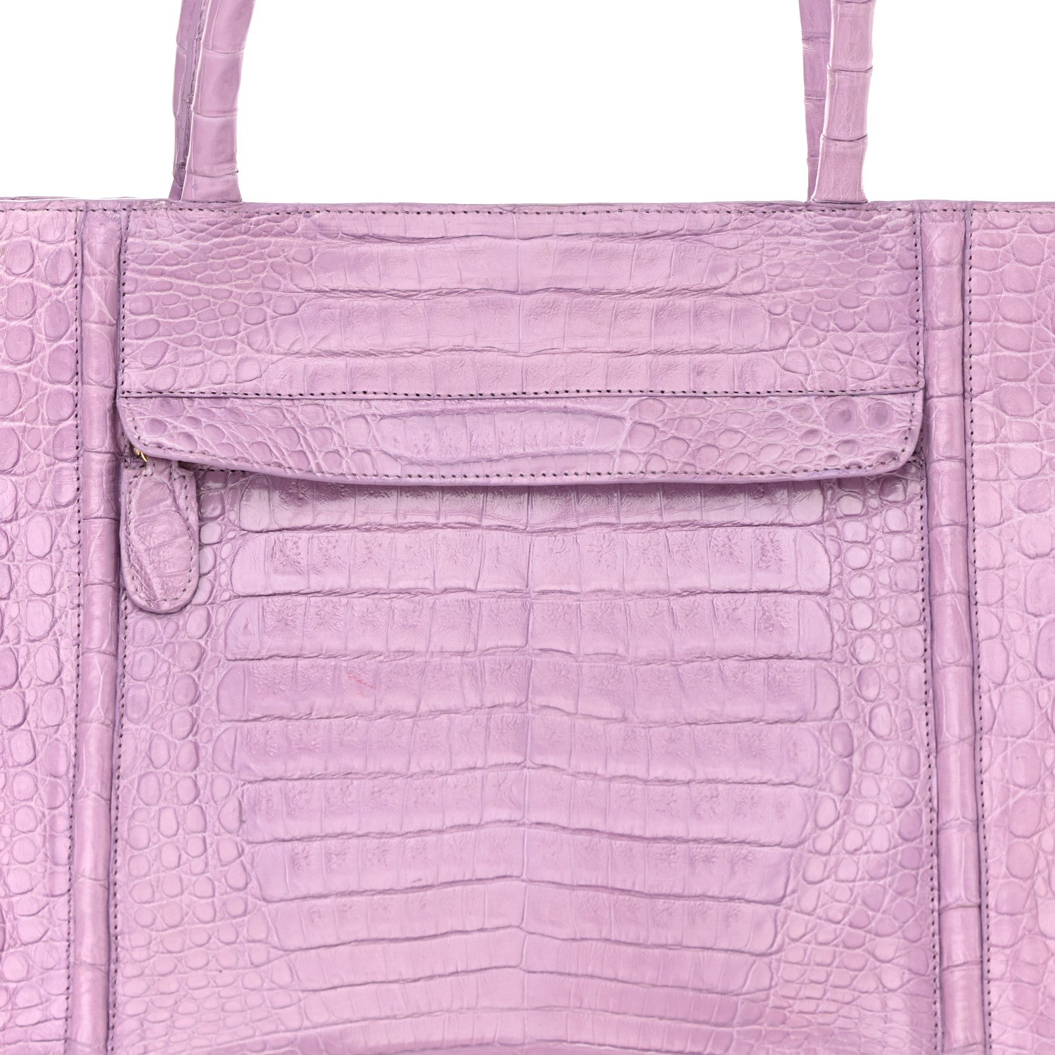 Nancy Gonzalez Crocodile Tote Light Purple 7 of 16