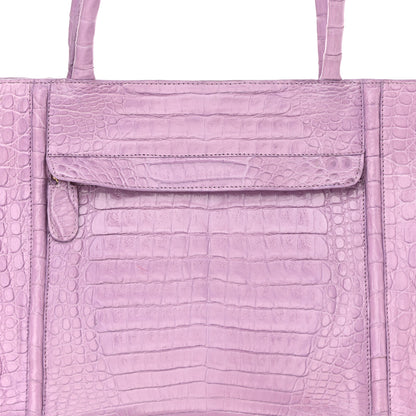 Nancy Gonzalez Crocodile Tote Light Purple 7 of 16