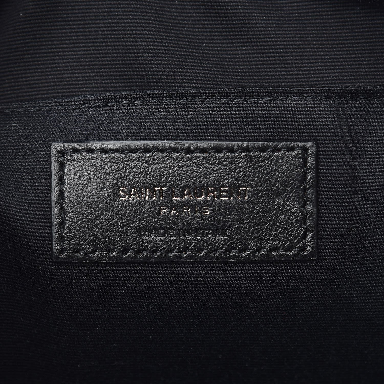 Saint Laurent Calfskin Matelasse Monogram Lou Camera Bag Black 6 of 10
