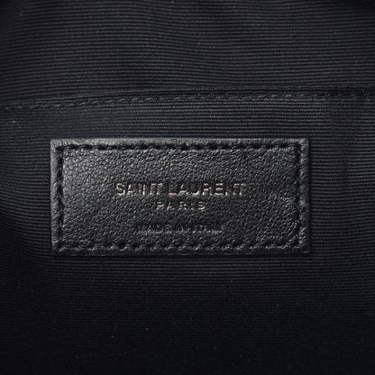 Saint Laurent Calfskin Matelasse Monogram Lou Camera Bag Black 6 of 10