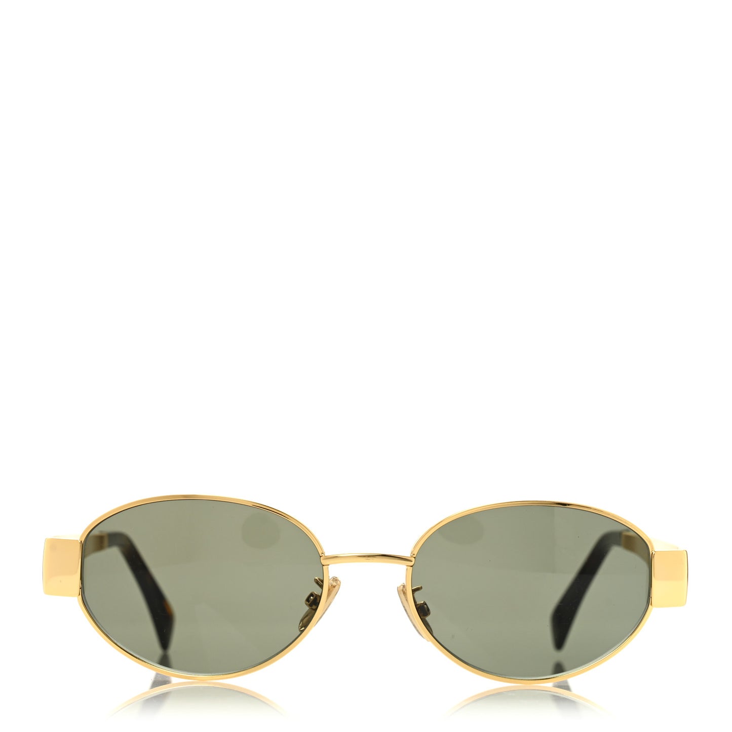 Metal Triomphe 01 Sunglasses CL40235U Gold Green